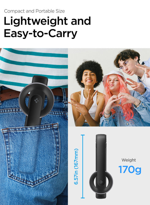 Spigen MagSafe 24" Extendable Selfie Stick Tripod Stand with Bluetooth Remote