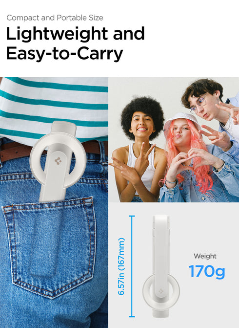 Spigen MagSafe 24" Extendable Selfie Stick Tripod Stand with Bluetooth Remote