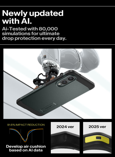 Spigen Samsung Galaxy S25 EDGE Case Tough Armor MAGFIT AI