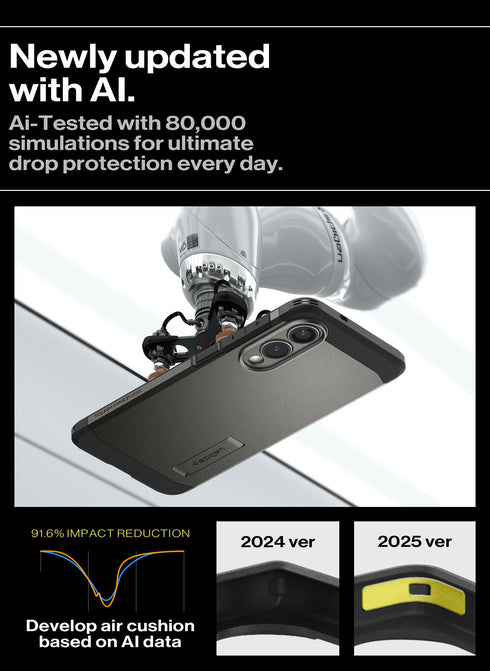 Spigen Samsung Galaxy S25 EDGE Case Tough Armor MAGFIT AI