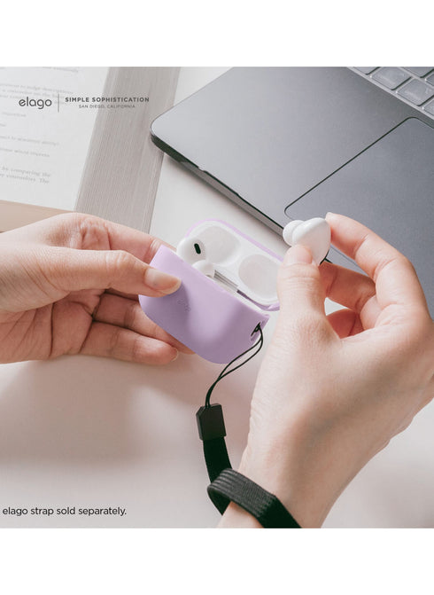 elago AirPods PRO 2 Case Silicone with Lanyard