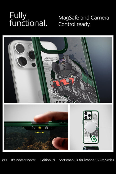 Spigen iPhone 16 Pro MAX Case Ultra Hybrid T MAGFIT SCOTSMAN FIR