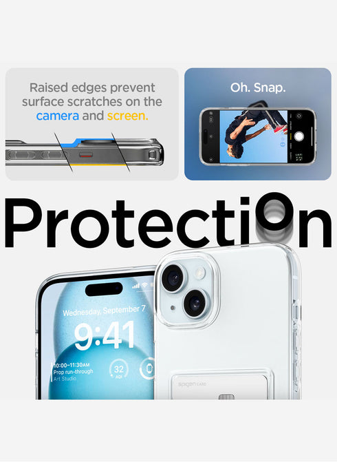 Spigen iPhone 15 PLUS Case Crystal Slot