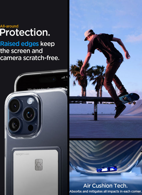 Spigen iPhone 15 PRO Case Crystal Slot