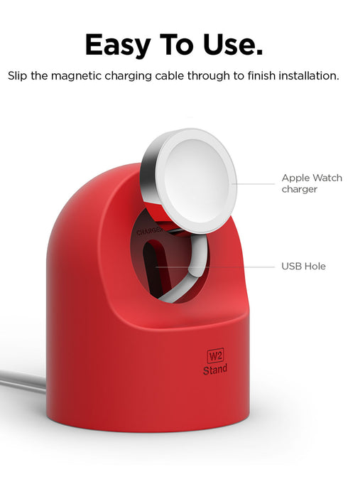 elago Apple Watch Charger W2 Stand (49/45/44/42/41/40/38mm)