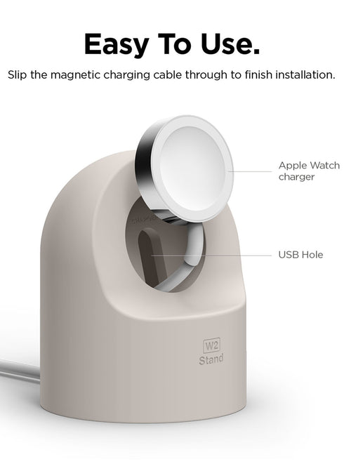 elago Apple Watch Charger W2 Stand (49/45/44/42/41/40/38mm)