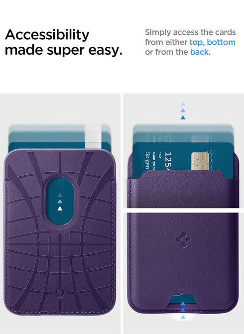 Spigen Magnetic Wallet 3 Cards Holder Valentinus (MagFit)