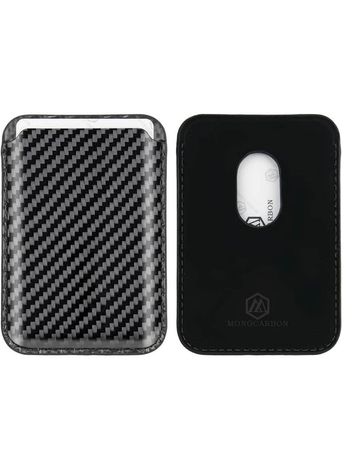 MONOCARBON Magnetic Wallet Real Carbon Fiber (MagSafe)