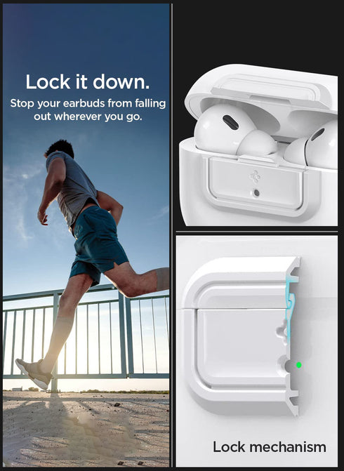 Spigen AirPods PRO 2 / AirPods Pro Case Lock Fit M with Lanyard