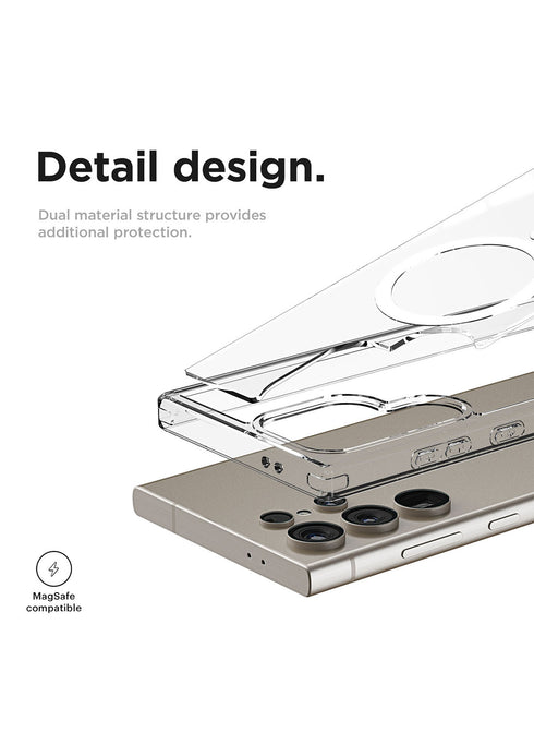 VRS Design Samsung Galaxy S24 ULTRA Case Crystal Mixx (MagSafe)