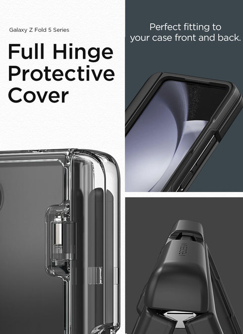 VRS Design Samsung Galaxy Z Fold 5 Case Quick Stand Modern with S-Pen Holder and Front Screen Protector