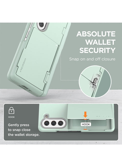 VRS Design Samsung Galaxy Z Fold 5 Case Terra Guard Modern GO with S-Pen Holder and Front Screen Protector