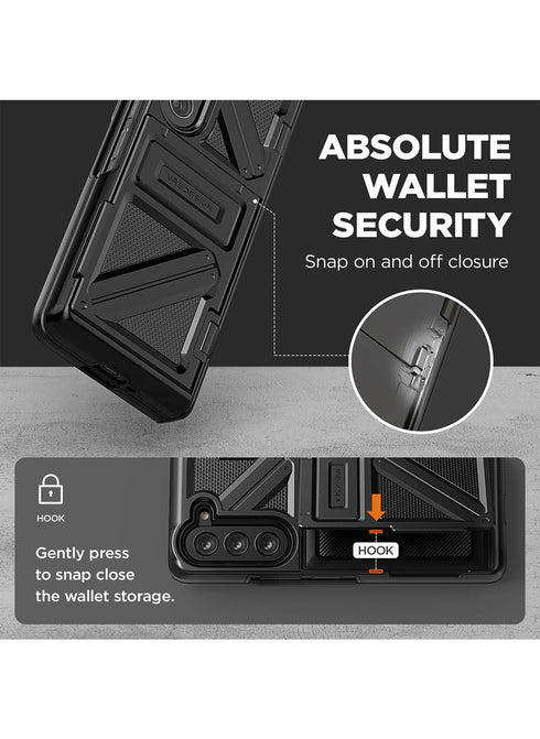 VRS Design Samsung Galaxy Z Fold 5 Case Terra Guard Ultimate GO with FRONT Screen Protector