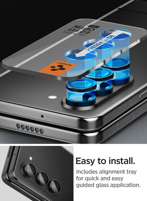 Spigen Samsung Galay Z Fold 5 Optik PRO Lens Screen Protector GLAStR EZ Fit