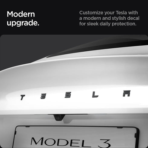 Spigen Tesla Model 3 (2024) Highland Rear Emblem Logo Full Cover