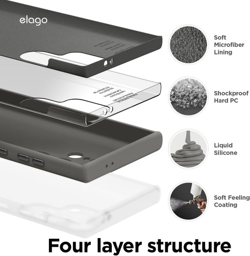 elago Samsung Galaxy S24 ULTRA Case Liquid Silicone