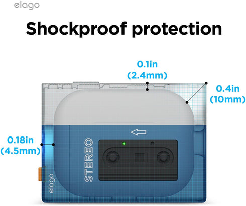 elago AirPods PRO 2 Case Cassette Player Hang