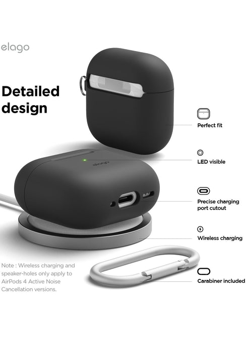 elago AirPods 4 Case Silicone Hang