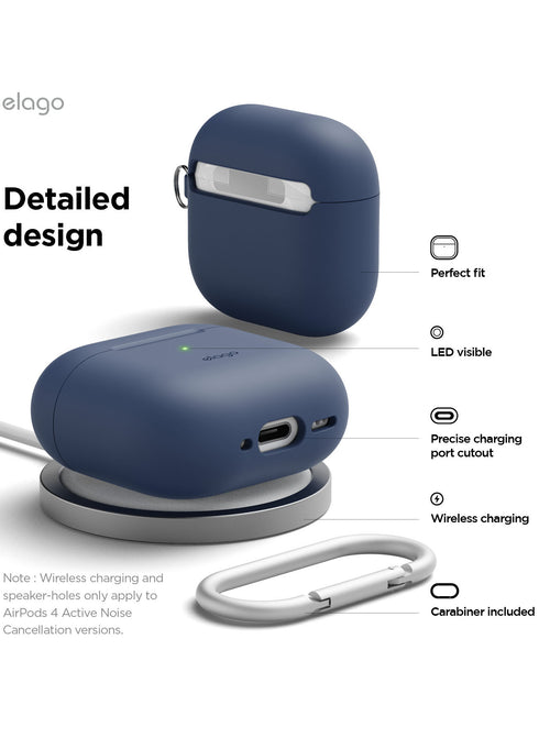 elago AirPods 4 Case Silicone Hang