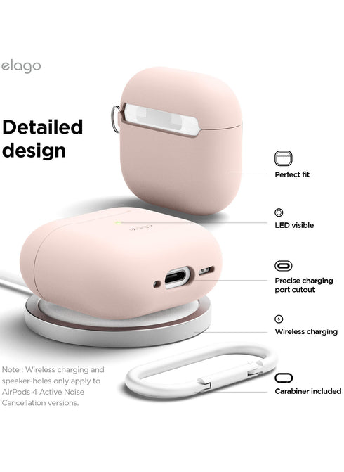elago AirPods 4 Case Silicone Hang