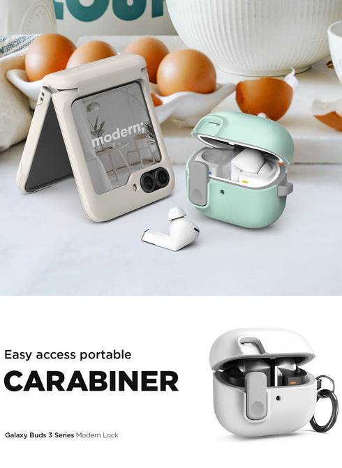 VRS Design Samsung Galaxy Buds 3 / 3 PRO Case Modern Lock