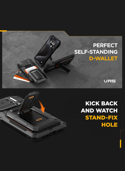 VRS Design iPhone 15 Pro MAX Case D-Wallet Origin