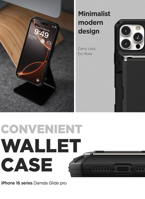 VRS Design iPhone 16 Pro MAX Case Damda Glide PRO GROOVE