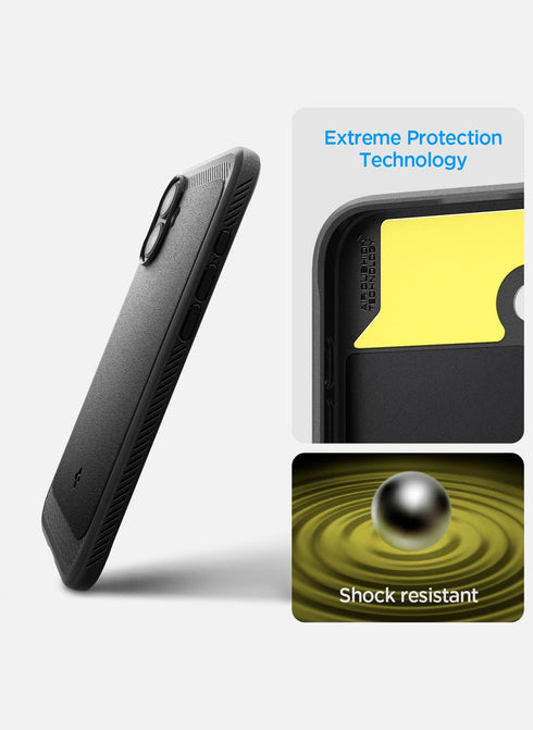 Spigen iPhone 16 Case Rugged Armor MAGFIT