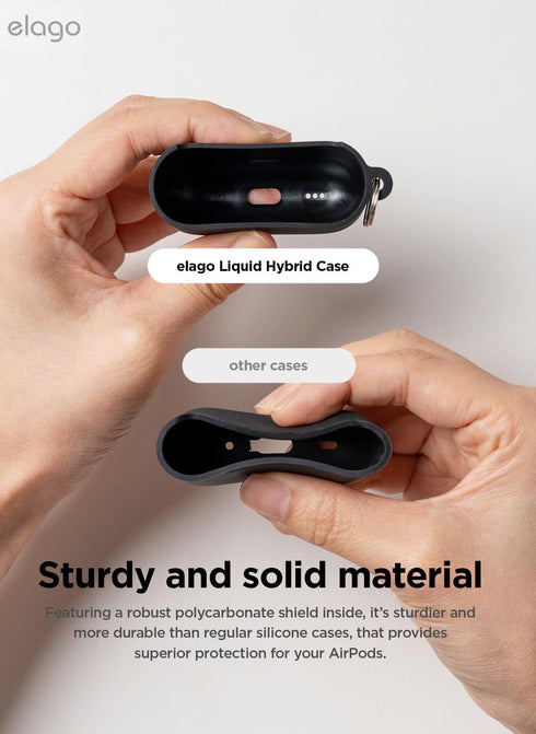 elago AirPods 4 Case Liquid Hybrid Hang