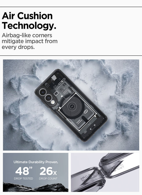 Spigen Samsung Galaxy S25 EDGE Case Ultra Hybrid MAGFIT ZERO ONE