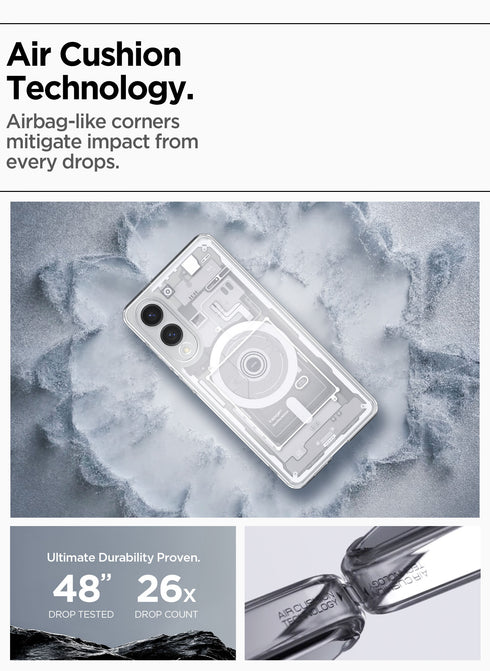 Spigen Samsung Galaxy S25 EDGE Case Ultra Hybrid MAGFIT ZERO ONE