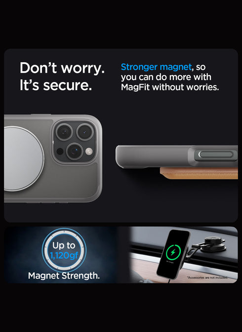 Spigen iPhone 16 PRO Case Ultra Hybrid S MAGFIT FROST