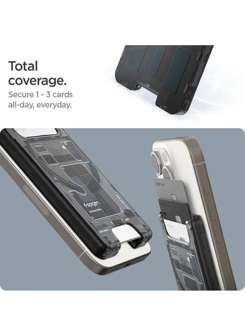 Spigen Magnetic Wallet 3-4 Cards Holder Ultra Hybrid ZERO ONE