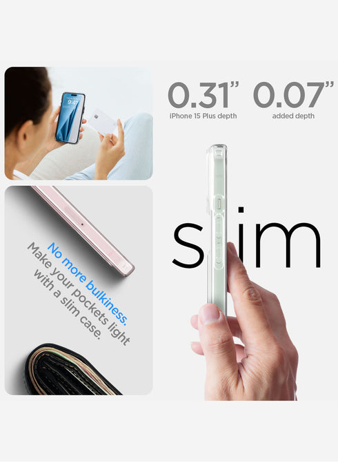 Spigen iPhone 15 PLUS Case Crystal Slot