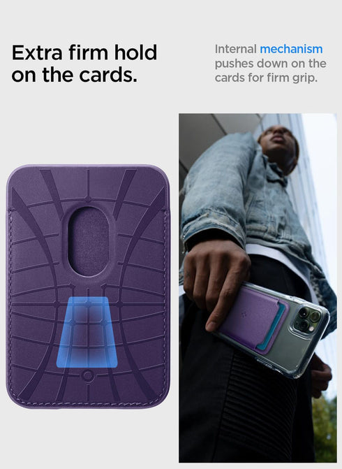 Spigen Magnetic Wallet 3 Cards Holder Valentinus (MagFit)