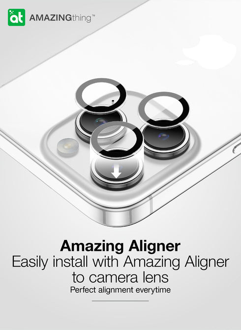 Amazing Thing iPhone 15 PRO / iPhone 15 Pro MAX Camera Lens Protector Supreme Aluminum AR Lens