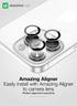 Amazing Thing iPhone 15 PRO / iPhone 15 Pro MAX Camera Lens Protector Supreme Aluminum AR Lens