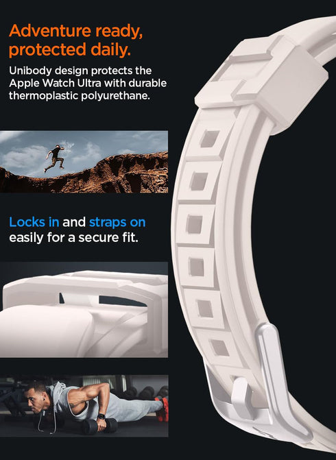 Spigen Apple Watch ULTRA (49mm) Band with Case Rugged Armor PRO