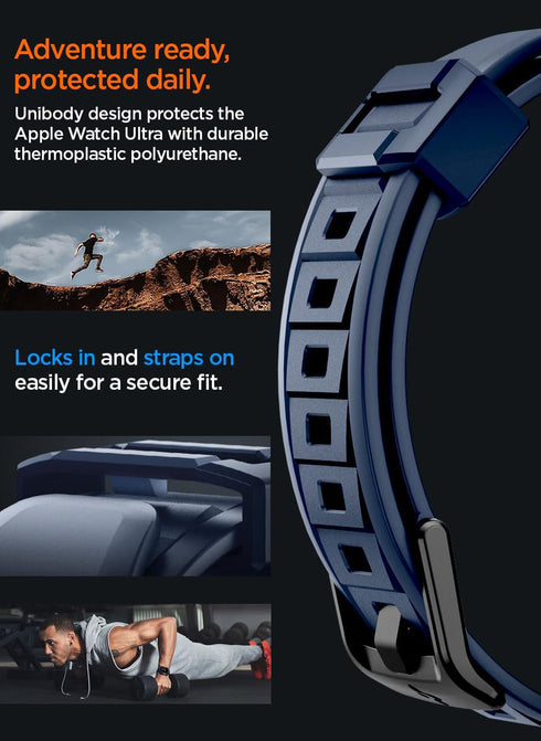 Spigen Apple Watch ULTRA (49mm) Band with Case Rugged Armor PRO