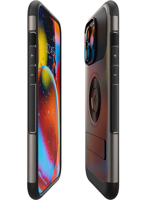 Spigen iPhone 15 Pro case Slim Armor MagFit with Kickstand