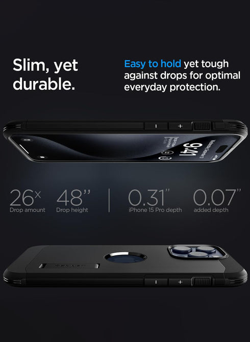 Spigen iPhone 15 PRO Case Tough Armor MagFit