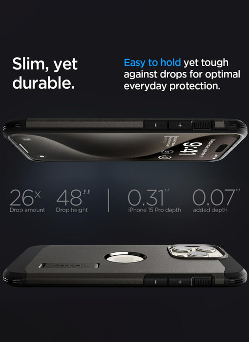 Spigen iPhone 15 PRO Case Tough Armor MagFit