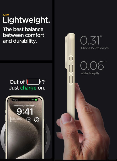 Spigen iPhone 15 PRO Case Thin Fit