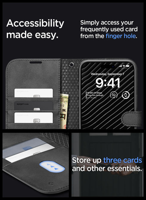 Spigen iPhone 15 PRO Case Wallet S PRO