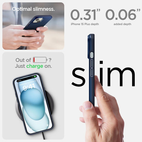 Spigen iPhone 15 PLUS Case Thin Fit