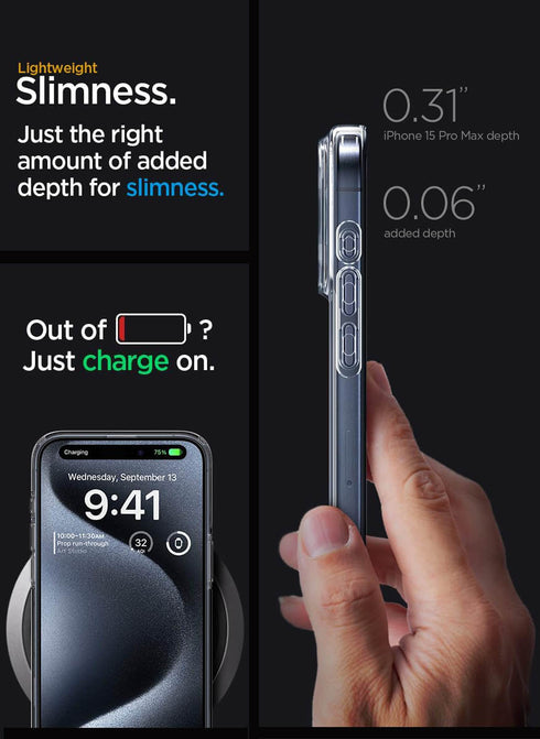 Spigen iPhone 15 Pro MAX Case Liquid Crystal