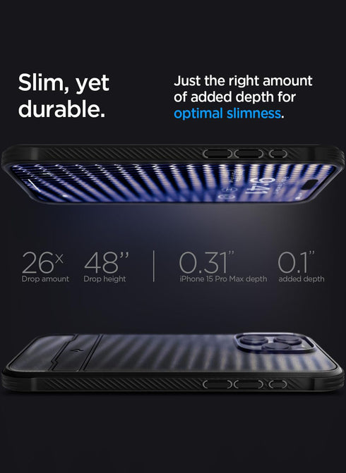 Spigen iPhone 15 Pro MAX Case Rugged Armor MagFit