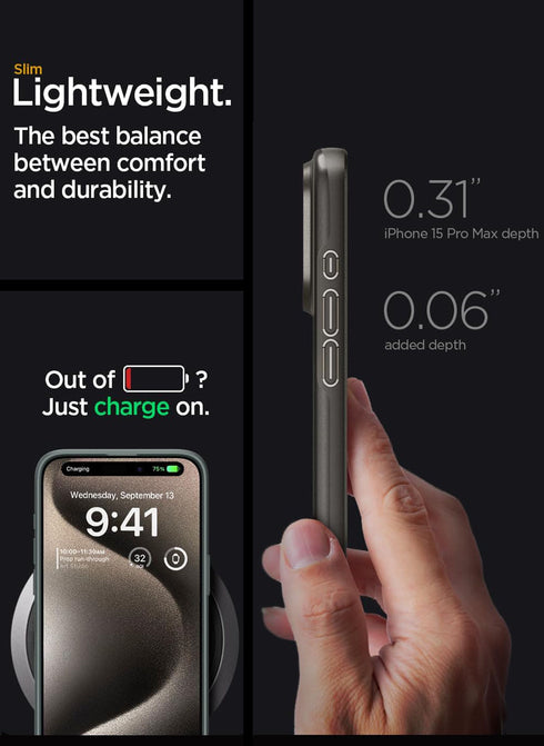 Spigen iPhone 15 Pro MAX Case Thin Fit