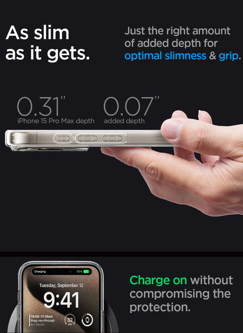 Spigen iPhone 15 Pro MAX Case Ultra Hybrid MagFit Zero One