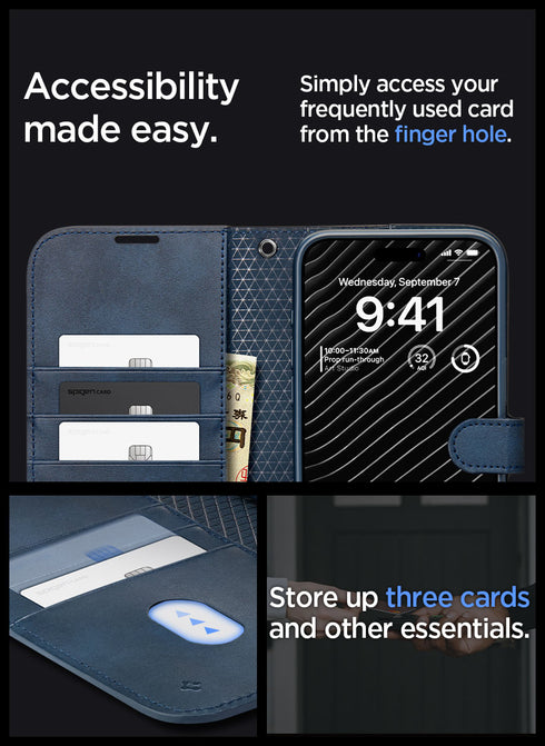 Spigen iPhone 15 Pro MAX Case Wallet S PRO